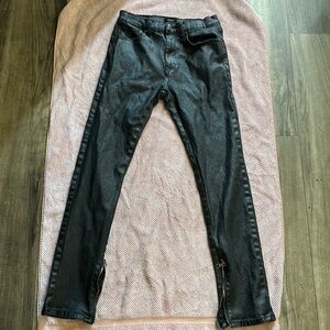 Black Leather Pants